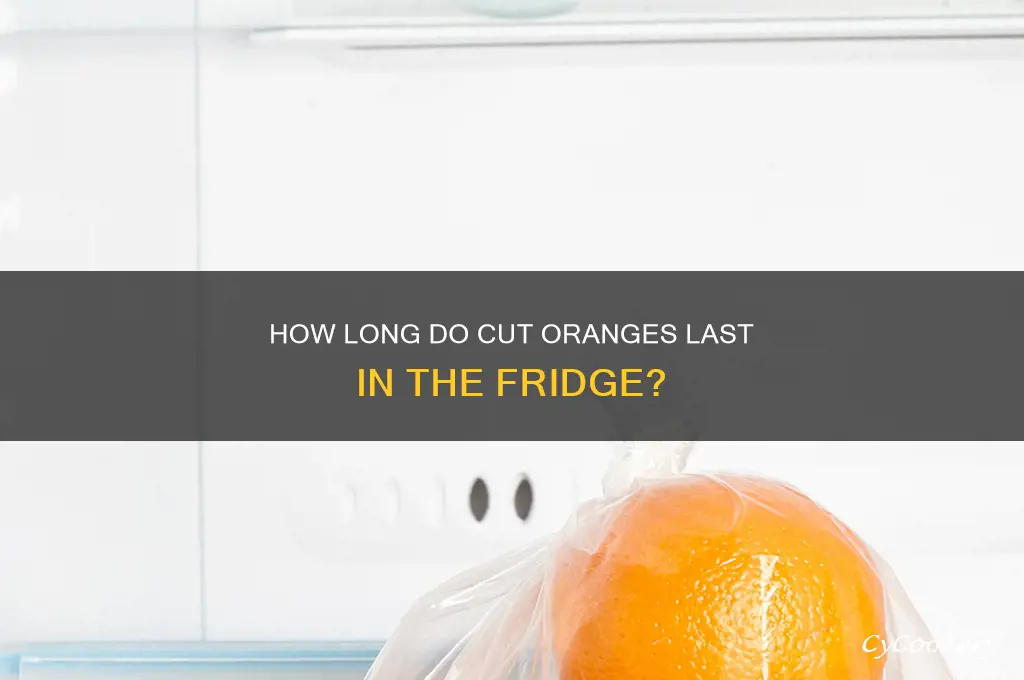 do cut oranges go bad in refrigerator