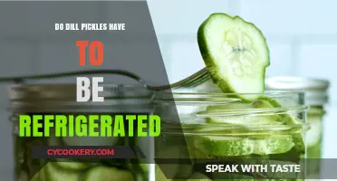 Do Dill Pickles Need Refrigeration? Storage Tips and Shelf Life