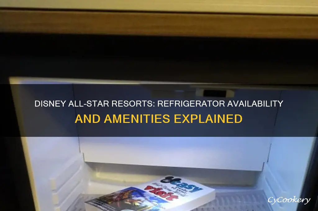 do disney all star resorts have refrigerators
