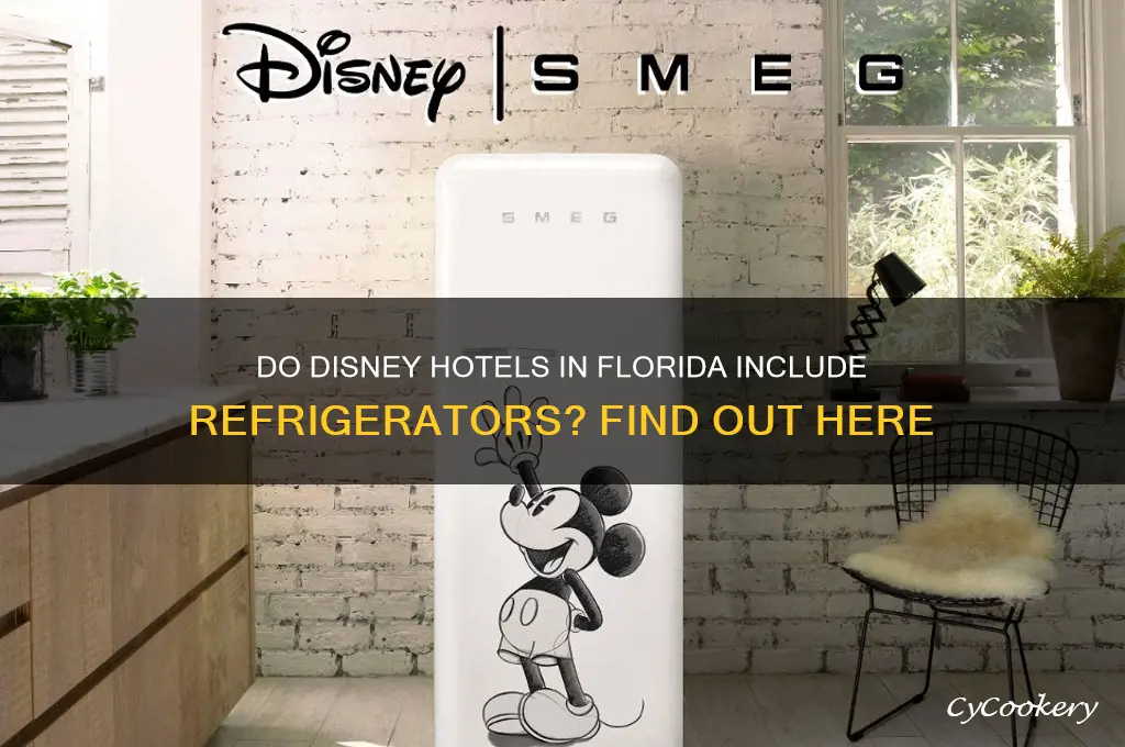do disney hotels in florida have refrigerators