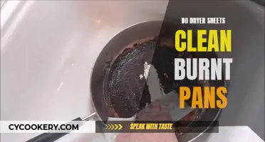 Cleaning Burnt Pans: Do Dryer Sheets Work?