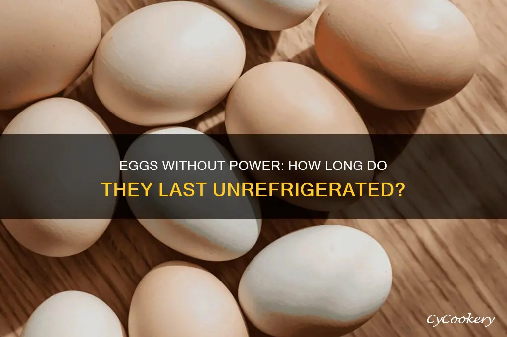 do eggs go bad if refrigerator goes out