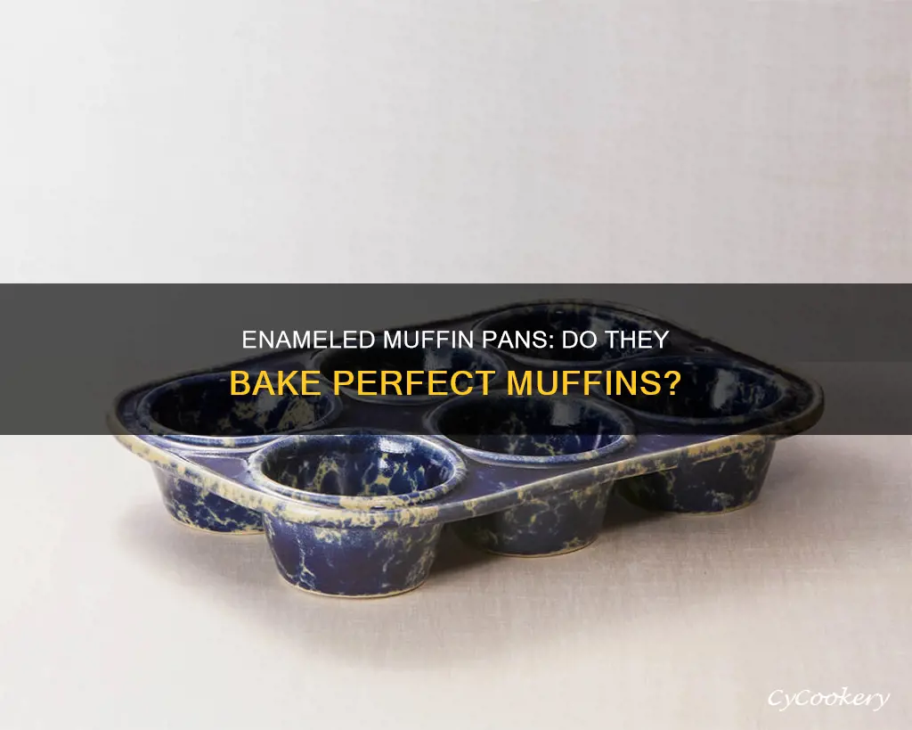 do enameled muffin pans work well