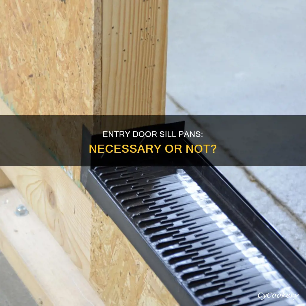 do entry doors need to have a sill pan