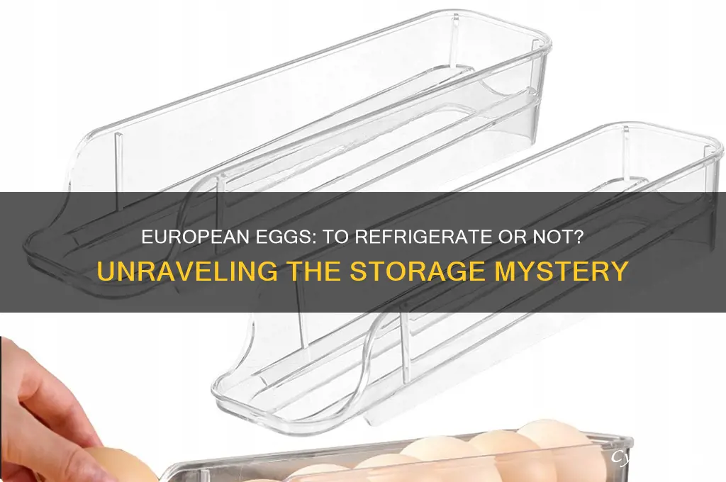do european eggs have to be refrigerated