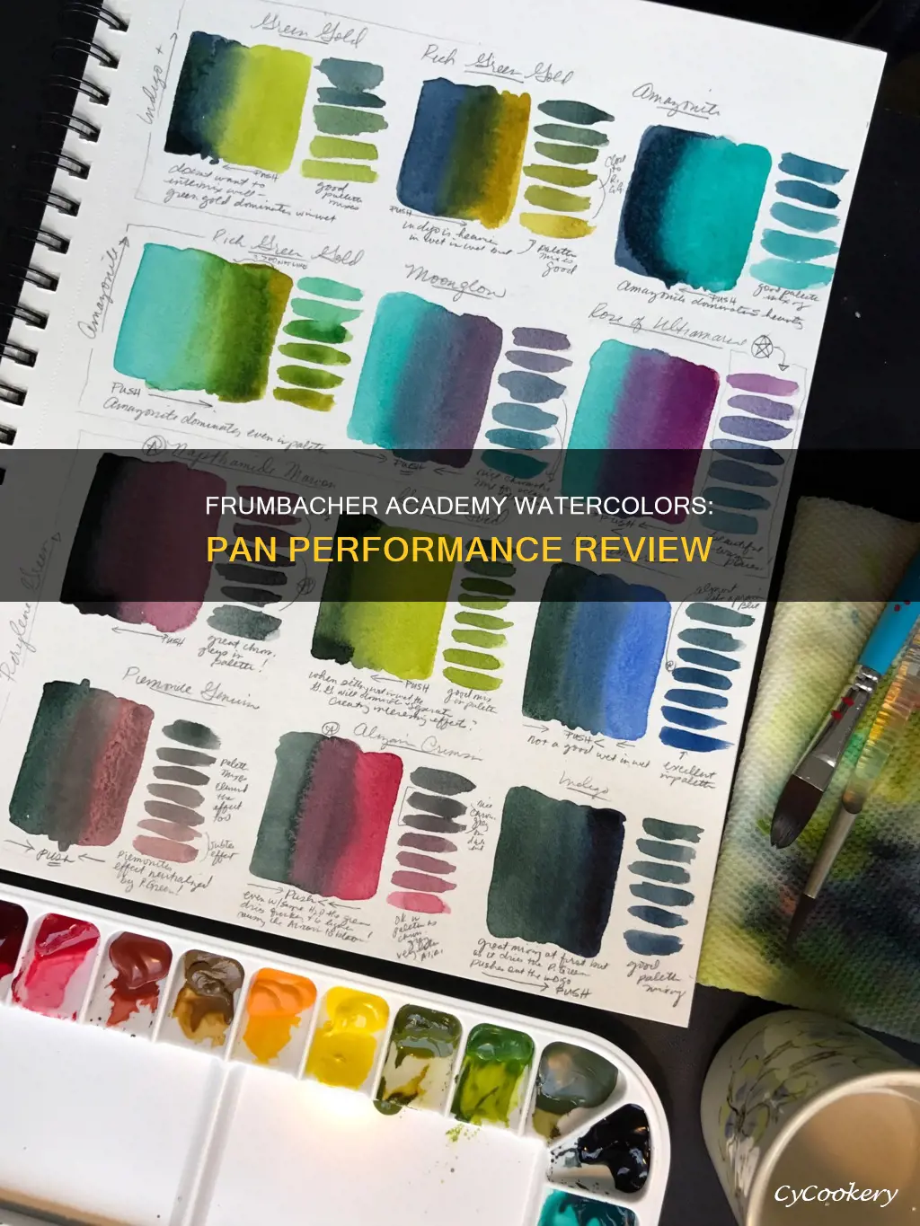 do frumbacher academy watercolors do well in pans