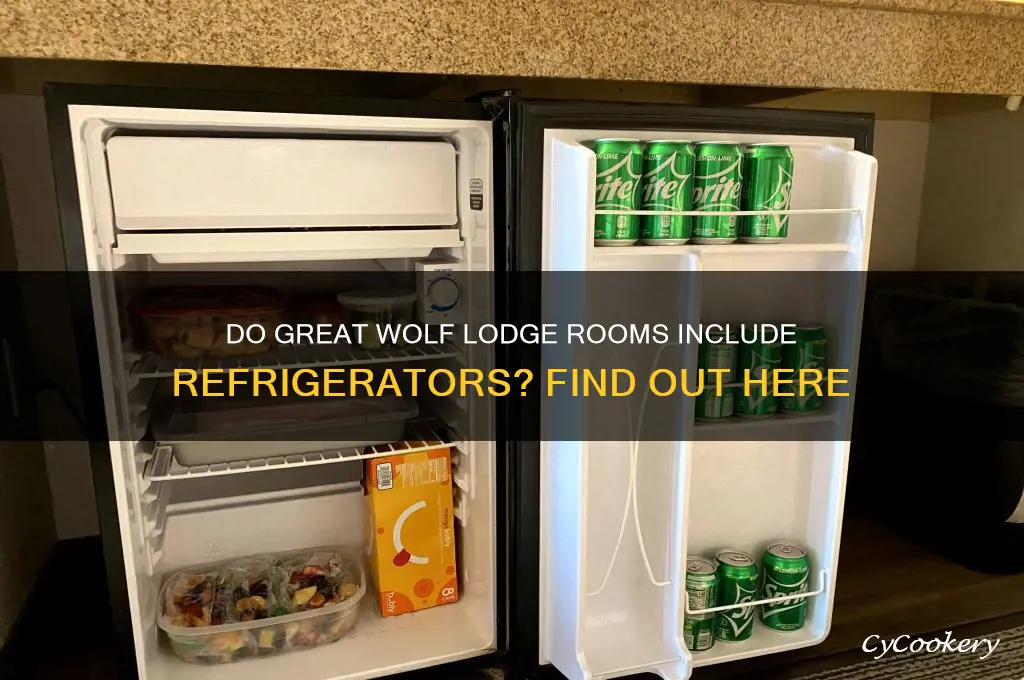 do great wolf lodge rooms have refrigerators
