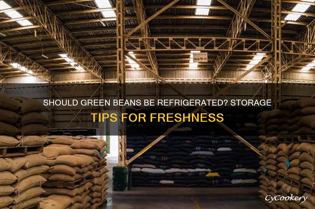 do green beans have to be refrigerated