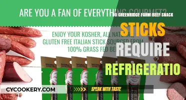 Greenridge Farm Beef Snack Sticks: Refrigeration Required or Not?