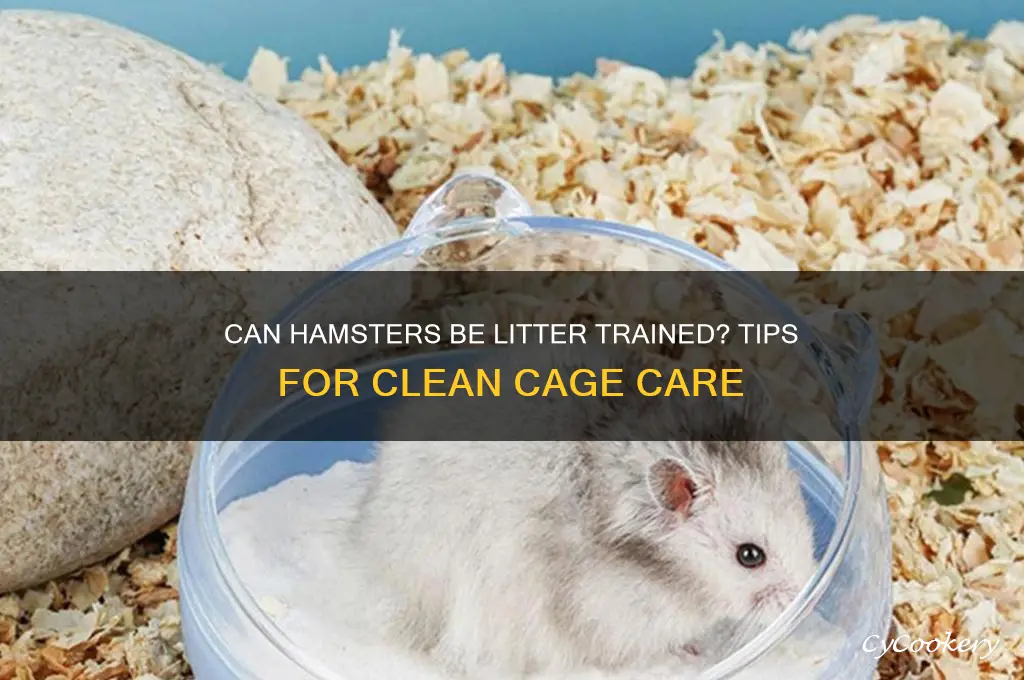 do hamsters use litter pans