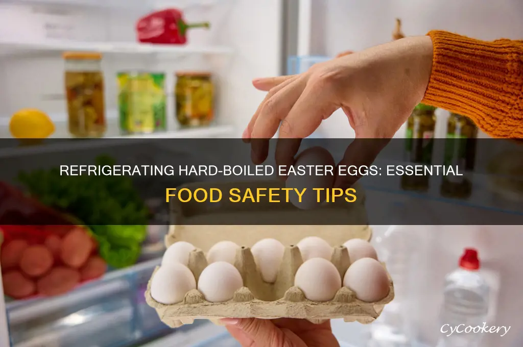 do hard boiled easter eggs have to be refrigerated