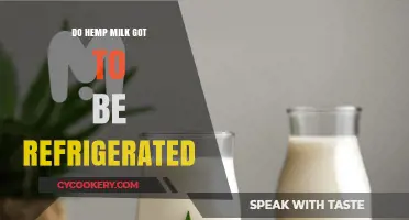 Does Hemp Milk Need Refrigeration? Storage Tips for Freshness