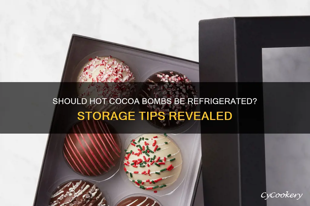 do hot cocoa bombs have to be refrigerated