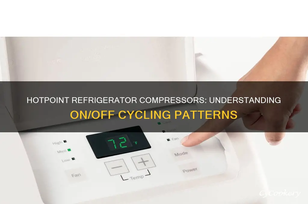 do hotpoint refrigerator compressors cycle on & off