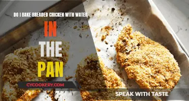 Baking Breaded Chicken: To Water or Not?
