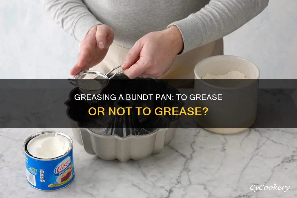 do I grease a bundt pan