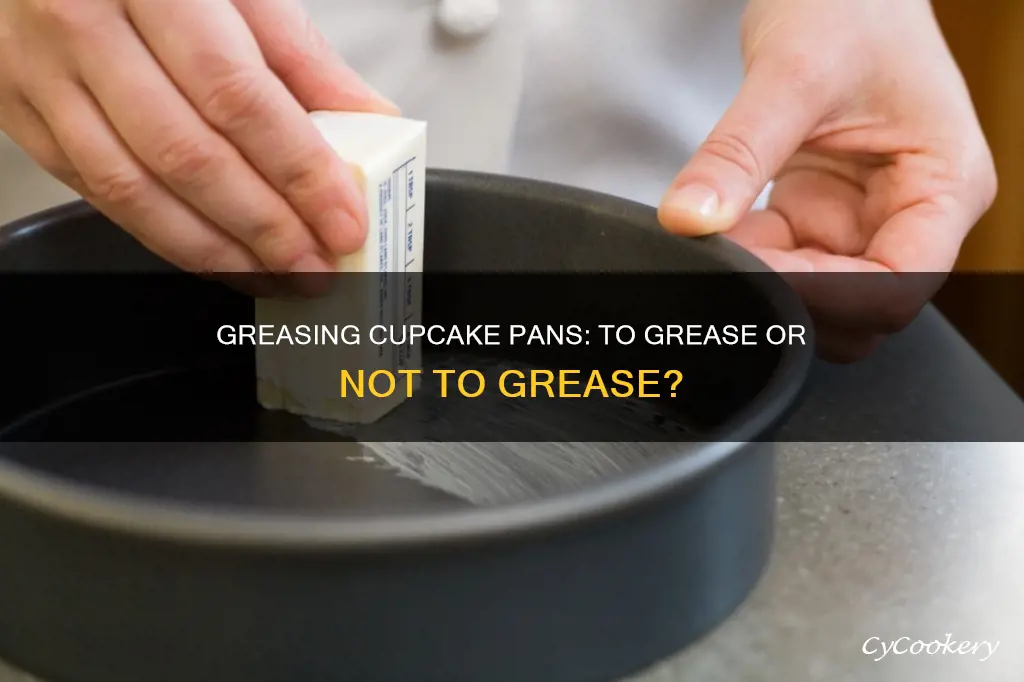 do I grease cupcake pan