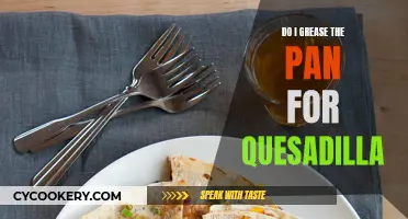 Greasing the Pan: Quesadilla Edition