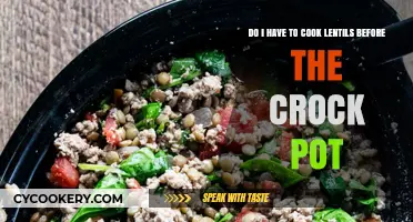 Lentils: Crock Pot Cooking Essentials
