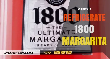 Should You Refrigerate 1800 Margarita? Storage Tips Revealed
