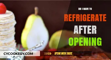 Refrigerate After Opening? Essential Tips for Food Safety and Freshness