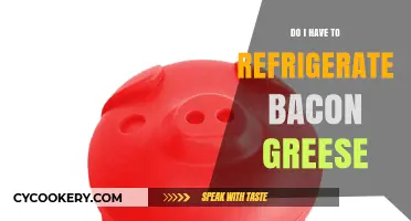 Should Bacon Grease Be Refrigerated? Storage Tips for Cooks
