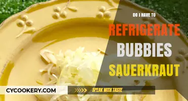 Should Bubbies Sauerkraut Be Refrigerated? Storage Tips Revealed