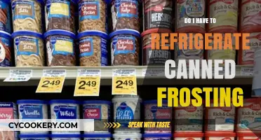 Should Canned Frosting Be Refrigerated? Storage Tips for Freshness