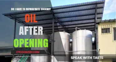 Should You Refrigerate Coconut Oil After Opening? A Storage Guide