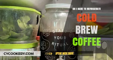 Should Cold Brew Coffee Be Refrigerated? A Storage Guide