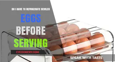 Should Deviled Eggs Be Refrigerated Before Serving? Tips and Safety
