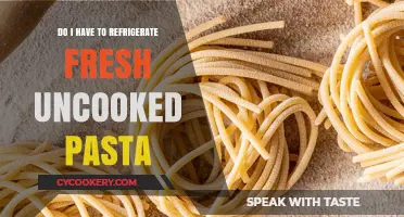 Should Fresh Uncooked Pasta Be Refrigerated? Storage Tips Revealed