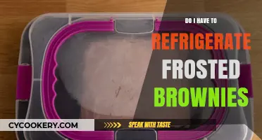 Should Frosted Brownies Be Refrigerated? Storage Tips for Freshness