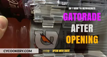 Should You Refrigerate Opened Gatorade? Storage Tips for Optimal Freshness
