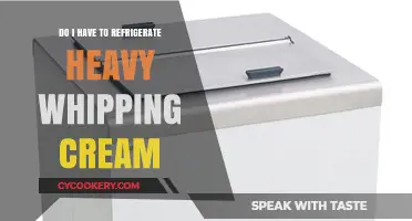 Should Heavy Whipping Cream Be Refrigerated? Storage Tips Explained