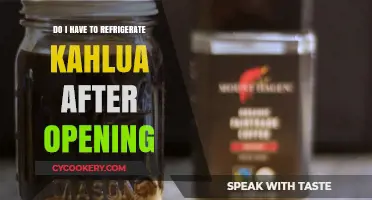 Kahlua Storage Tips: Should You Refrigerate After Opening?