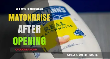 Refrigerate Mayonnaise After Opening: Essential Tips for Freshness and Safety