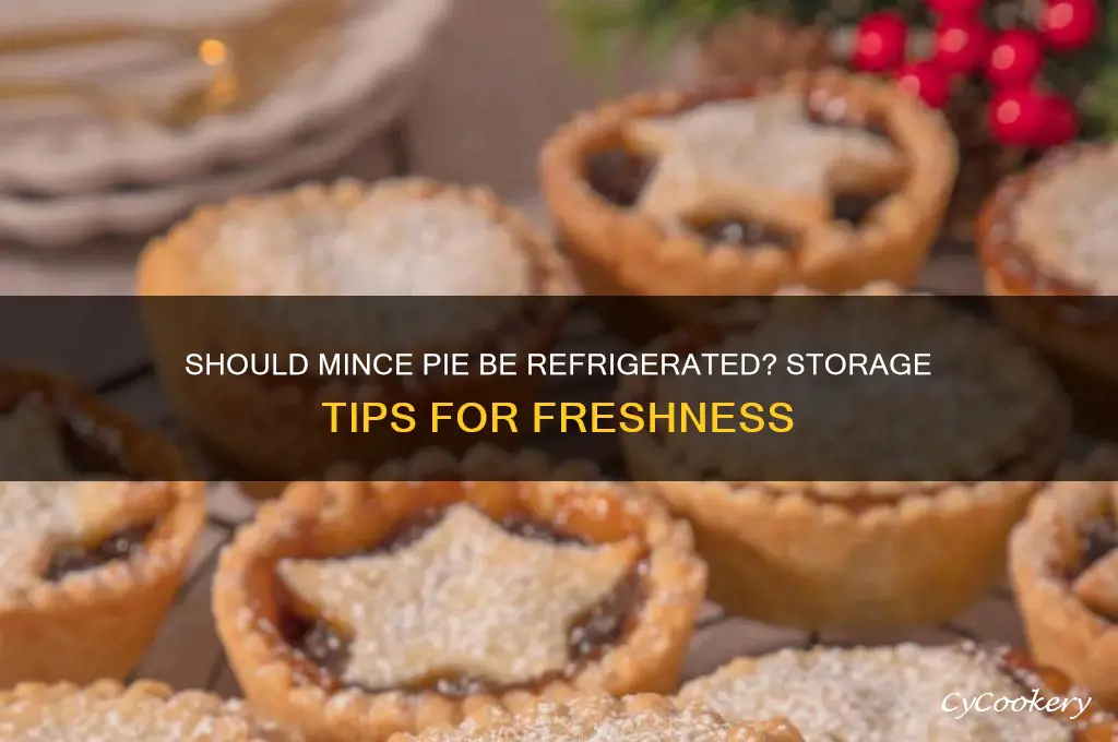 do i have to refrigerate mince pie