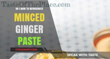 Should Minced Ginger Paste Be Refrigerated? Storage Tips Revealed