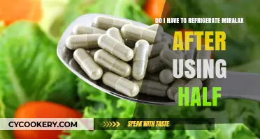 Miralax Storage Tips: Does Half-Used Miralax Need Refrigeration?