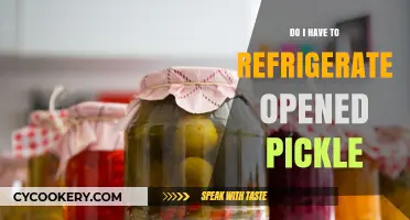 Opened Pickle Storage: Fridge or Not? Expert Tips Revealed
