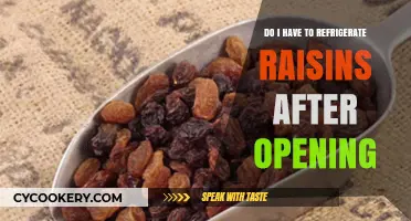 Should You Refrigerate Raisins After Opening? Storage Tips Revealed