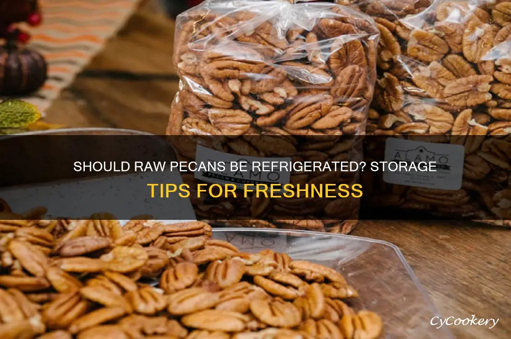 do i have to refrigerate raw pecans