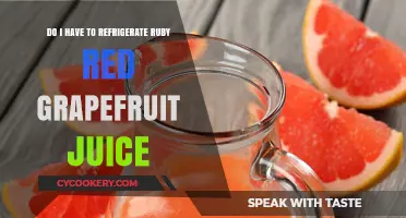 Should Ruby Red Grapefruit Juice Be Refrigerated? Storage Tips Revealed