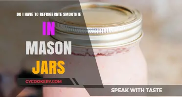 Refrigerating Smoothies in Mason Jars: Essential Tips for Freshness