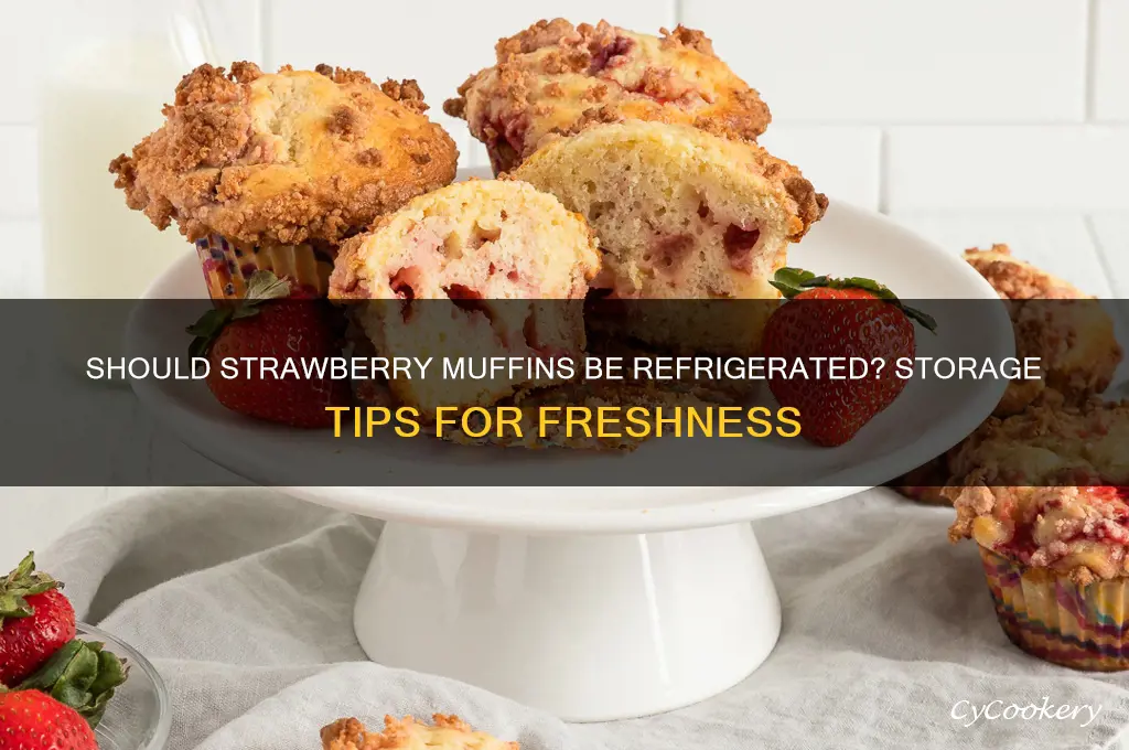 do i have to refrigerate strawberry muffins