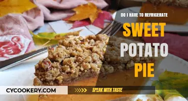 Should Sweet Potato Pie Be Refrigerated? Storage Tips for Freshness