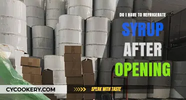 Refrigerate Syrup After Opening: Essential Tips for Freshness and Safety