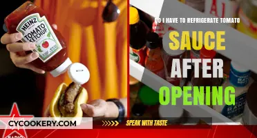 Should Tomato Sauce Be Refrigerated After Opening? Expert Tips