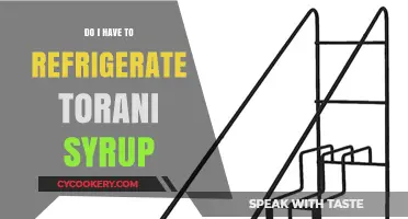 Should Torani Syrup Be Refrigerated? Storage Tips for Freshness